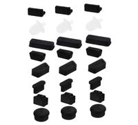 ELAYARD 24pcs USB Dust Protector Plugs for Computer Motherboard Ports, PC Interface Dust Covers, Anti-dust Stopper Set for Desktop Pcs, Random Color