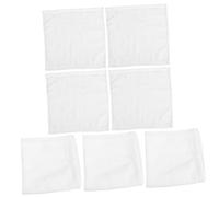 ELAYARD 24pcs White Cotton Square Hand Towels Lightweight Quick-dry Disposable Towels for Restaurant Hotel Bathroom Multi-purpose Cleaning and Drying