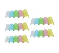 ELAYARD 25 Pcs Plastic Flute Protectors Soft Covers for E Key Flutes Anti-collision Lightweight Easy to Install and Remove for Traditional and Professional Use Random Color