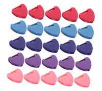 ELAYARD 25pcs Triangular Guitar Plectrum Organizer Case Portable Pick Holder for Bass Banjo Ukulele Compact Storage Box Lightweight Secure and Travel-Friendly Accessories