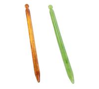 ELAYARD 2pcs Acupressure Pens for Full Body Relaxing Ergonomic Manual Trigger Point Massage Tools Portable Reflexology Pen for Foot Face Deep Tissue Self Massage with Comfortable Material