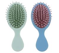 ELAYARD 2pcs Airbag Massage Hair Styling Combs for Women Plastic Scalp Massaging Detangling Brushes with Curved Design to Fatigue and Promote Healthy Hair Growth Portable Household in Mint