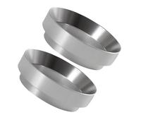 ELAYARD 2pcs Aluminum Coffee Dosing Rings Espresso Machine Accessory for Precise Coffee Powder Distribution Brewing Tool for Consistent Espresso Shots