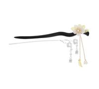 ELAYARD 2pcs Ancient Style Hanfu Hair Sticks Elegant Wooden Chinese Hair Chopsticks with Tassel Decoration Traditional Craft for Buns and Updos
