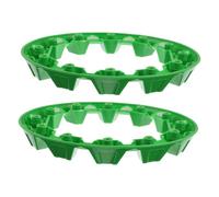 ELAYARD 2pcs Atv Wheel Hub Covers Plastic Rim Protectors Decoration Accessories for Off Road Vehicles Enhanced Stability and Easy Installation