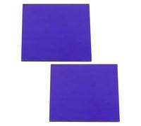 ELAYARD 2pcs Blue Cobalt Glass Sheets 10x10cm - Chemistry Lab Flame Test Filter for High School Science Experiments and Chemical Analysis