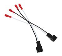 ELAYARD 2pcs Car Speaker Wiring Harness Adapter Plastic Speaker Wire Connector Plug Replacement for Vehicle Door Audio Systems Compatible with Multiple Models