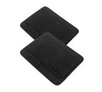 ELAYARD 2pcs Car Visor Organizer Clips with Strong Adhesion Fake Storage Pouch for Sunglasses Driving License and Cards Fit Sun Visor Holder Protects Documents From UV Damage Keeps