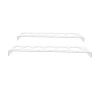 ELAYARD 2pcs Cherry Gauge Rings Fruit Diameter Measuring Calipers Plastic Ruler with 6 Size Circles for Fresh Fruit Grading and Diameter Measurement in Kitchen and Market Use