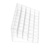 ELAYARD 2Pcs Delicate Lipstick Stand Multi Grid Desktop Organizer for Lipsticks Elegant Makeup Display Holder for Tidying Up Your Dressing Table