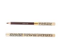 ELAYARD 2pcs Dual-ended Eyebrow Pencil and Brush Set, Waterproof Deep Coffee Color, Makeup Brow Crayon with Leopard Pattern Cover, Suitable for Natural Eyebrow Definition and Styling Random Style