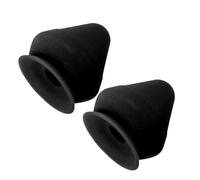ELAYARD 2pcs Ergonomic Wall-Mounted Muscle Massage Balls with Suction Cup Deep Tissue Trigger Point Release Black Massager for Back and Leg Muscle Relaxation at Home Gym and Travel