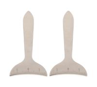 ELAYARD 2pcs Eye Socket Measurement Ruler Precision Measuring Tool for Accurate Eye Bag Assessment Versatile Use Design for Extended Measurement Applications