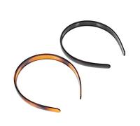 ELAYARD 2pcs Fashion Wide Hair Hoop Headbands with Teeth Design for Women Daily Wear Washing Makeup Party Accessory Durable Chic Simple Hairbands