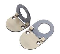 ELAYARD 2pcs Flush Mount Recessed Cabinet Pull Handles, Hidden Concealed Drawer Ring Pulls for Kitchen Bathroom Bedroom Furniture, 208 Alloy Antique Copper Finish