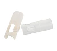 ELAYARD 2Pcs Flute Blower Mouthpiece Protector Clip-On Wind Training Nozzle Musical Instrument Parts Flute Learning Aid for Practice and Playing Accessories