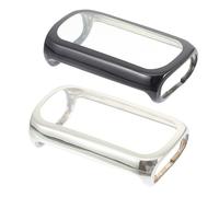 ELAYARD 2pcs Full Coverage Tpu Watch Protection Shell Compatible with Fitbit Luxe Anti-scratch Smartwatch Case with Precise Cutouts Ultra-thin Soft Protective Cover for Daily Wear