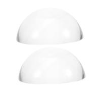 ELAYARD 2pcs Glass Dome Paperweights for Calligraphy Painting Sewing Quilting Clear Glass Hemisphere Weights for Desk Decor and Crafting Tools