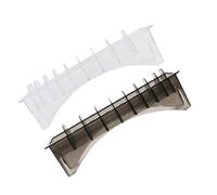 ELAYARD 2pcs Hair Clipper Guide Comb Storage Case Limit Holder Organizer Container for Salons Home Use Durable Versatile Hair Comb Holder for Barber Shops