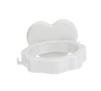 ELAYARD 2Pcs Hair Dryer Hanger Hooks Wall Mount Brackets for Bathroom Kitchen Office Adhesive Door Back Rack for Smooth Surfaces Non-marking Stickers Included White