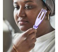 ELAYARD 2pcs Handheld Finger Massager Roller for, Acupressure Palm and Joint Massage Tool, Portable Violet Handheld Muscle Mini Massager for Hand and Forearm