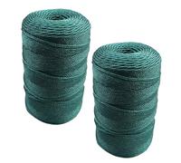 ELAYARD 2PCS Heavy Duty Nylon Twine Fishing Net Repair Rope Thick Braided Saltwater and Freshwater Line for Netting Portable and Easy to Use for Carp and Shrimp Cage Maintenance