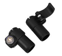 ELAYARD 2pcs Hiking Pole External Quick Lock Clamps 16mm Trekking Stick Flip Lock Spare Parts for Mountaineering Backpacking Walking Pole Replacement