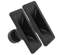 ELAYARD 2pcs Horn Tweeter Set Rectangular Stage Speaker Accessories PP Plastic Housing Energy Efficient Audio System for Car Event Live Performance