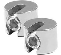 ELAYARD 2pcs M4x2 316 Stainless Steel Cable Clip Fastener Wire Rope Clamp for Railing and Industrial Use, Corrosion Resistant Wire Fastener Suitable for Outdoor Garden Cable Tensioning