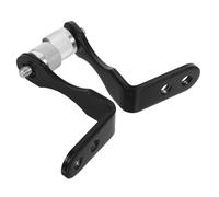 ELAYARD 2pcs Metal Telescope Binocular Adapter Tripod Mount Bracket for Secure Stable Connection Stylish Black Silver Design for Astronomy and Bird Watching