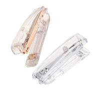 ELAYARD 2Pcs Mini Desk Staplers Small Portable Office Stapler with Smooth Jam-Resistant Track Ergonomic Handheld Binding Tool for School Home Workstation