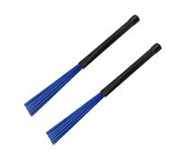 ELAYARD 2pcs Nylon Wire Drum Brush Sticks for Jazz Percussion Drumsticks for Acoustic and Percussion Drums Flexible Design for Unique Sound Effects Suitable for All Skill Levels