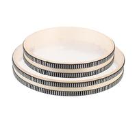 ELAYARD 2pcs Ocean Wave Drum Hand Percussion Instruments for Children, Orff Music Toys, 8 and 10 Inch Kids Hand Drums Suitable for Early Music Education and Rhythm Play