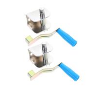 ELAYARD 2pcs Outdoor Volleyball and Badminton Net Tensioning Tool Weatherproof Hand Crank Cord Tensioner with Smooth Control Fit for Sports Poles Outdoor String Winding Equipment
