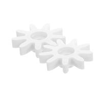 ELAYARD 2pcs Plastic Candy Machine Gears Teeth Replacement for Coin Operated Gumball Dispensers Quiet Operation DIY Christmas Halloween Mechanical Accessories
