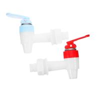 ELAYARD 2pcs Plastic Spout Pour Dispenser Tap Leak Water Spigot Replacement for Glass Beverage Barrels Wine Barrels and Water Dispensers Easy Installation with Silicone Seal Random Color