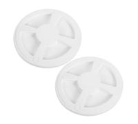 ELAYARD 2pcs Plastic Toilet Paper Holder Knob for Bathroom Kitchen Bedroom Tissue Dispensers Replacement No Lock Plastic Tissue Box Knob Easy Installation Design