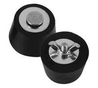 ELAYARD 2pcs Pool Winterizing Plugs PVC Threaded Pool Return Hole Plugs with Stainless Steel Screws Outdoor Parts for Above Ground