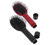 ELAYARD 2Pcs Portable Diversion Hair Comb Box with Secret Storage Compartment Durable Plastic Safe Holder for Valuables Jewelry Cash and Small Items Concealed Design for Travel and