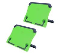 ELAYARD 2pcs Portable Folding Music Stand Abs Material Reading Rack with Stable Base for Home Instrument Training and Score Support Smooth Rounded Surface Easy to Carry and Store