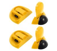 ELAYARD 2pcs Proof Refrigerator Locks for Yellow No-Drill Safety Drawer Latch Self-Adhesive Proof Door Lock for Home Use