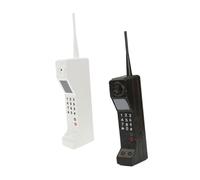 ELAYARD 2pcs Retro Brick Cellphone Ornament Sturdy Iron Old Fashioned Phone Props for Home Office Decor Vintage Style Mobile Phone Statues Versatile Decorative