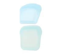 ELAYARD 2pcs Reusable Silicone Pill Pouches Clear Small Portable Medicine Bags Transparent Travel Supplement Organizer Compact Lightweight Storage for Outdoor Use