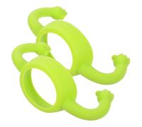 ELAYARD 2pcs Silicone Bottle Handle Soft Boy Girl Bottle Comfortable to Hold Handle for Feeding for Milk Use Feeding for Year Old Months Plus