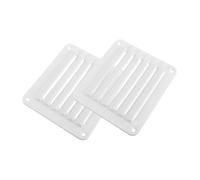 ELAYARD 2pcs Square Air Vent Louver Grill Covers for Boat Rv Ventilation Nylon Ventilation Grille Inserts with Protective Louver Design Easy Installation for Yacht Cabin Fresh Air Flow