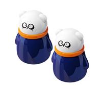 ELAYARD 2pcs Talcum Powder Container with Soft Puff Compact Travel Powder Puff Case for Gentle Skin Care Leak and Easy to Clean for Home and Outdoor Use
