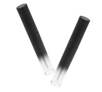 ELAYARD 2pcs Transparent Round Lip Gloss Tubes Stylish Lip Gloss Containers for Easy Refilling and Portable Use for Makeup and Cosmetic Storage