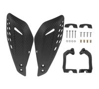 ELAYARD 2pcs Universal Pp Motorcycle Handguards, Black Hand Protection and Windproof Covers, Removable Hand Guard Equipment for Driving and Pit Bike Accessories