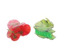 ELAYARD 2pcs Veggie Themed Hair Clips Lightweight Acrylic Tomato Vegetable Hair Accessories for Women Cute Small Clips for Girls Comfortable Versatile for Daily Wear Parties