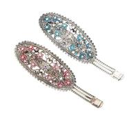 ELAYARD 2Pcs Vintage Spring Barrettes Lightweight Hair Accessories for Effortless Styling and Elegance for Casual Formal Wear